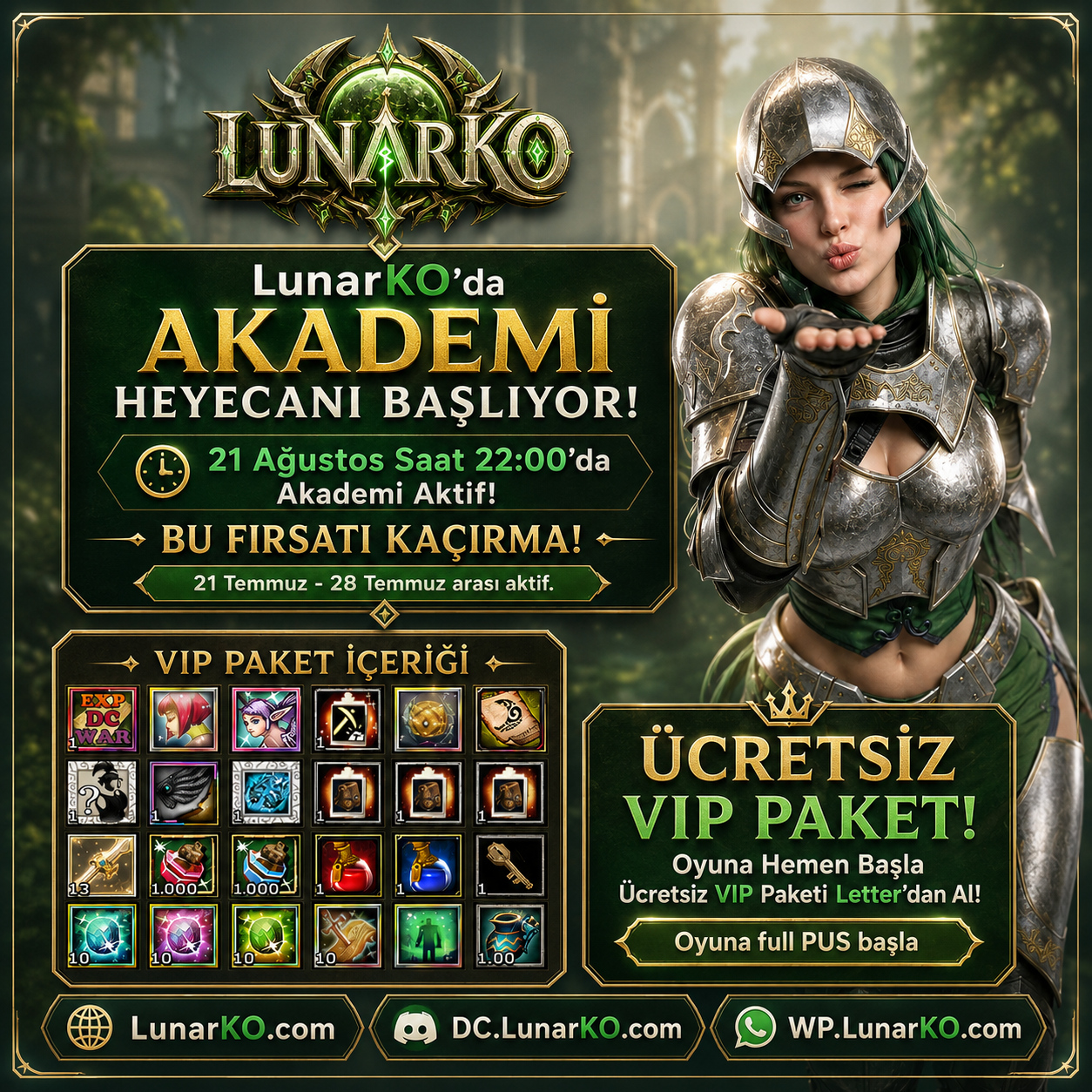 Ücretsiz VIP paket görseli